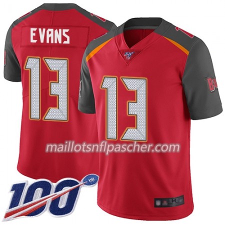 Maillot Tampa Bay Buccaneers Mike Evans 13 Nike Rouge I 100th - Homme